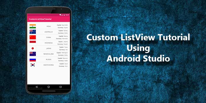 android custom list view