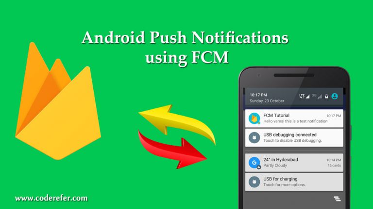 Android Push Notifications using Firebase Cloud Messaging (FCM)