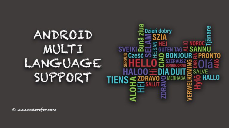 Android Multi Language Support Tutorial With Example