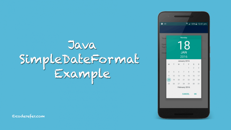Java SimpleDateFormat Example