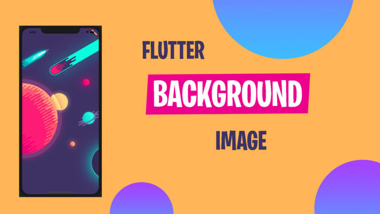 How to Add a Background Image for Flutter App