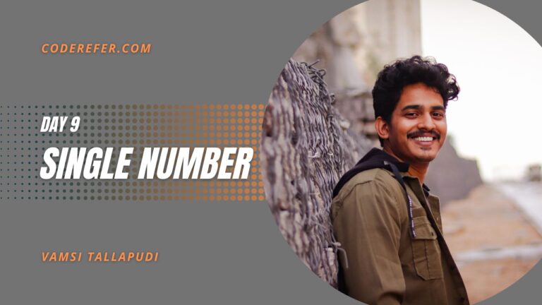 Single Number | Leetcode 136 | 100 Days of Code Day 9
